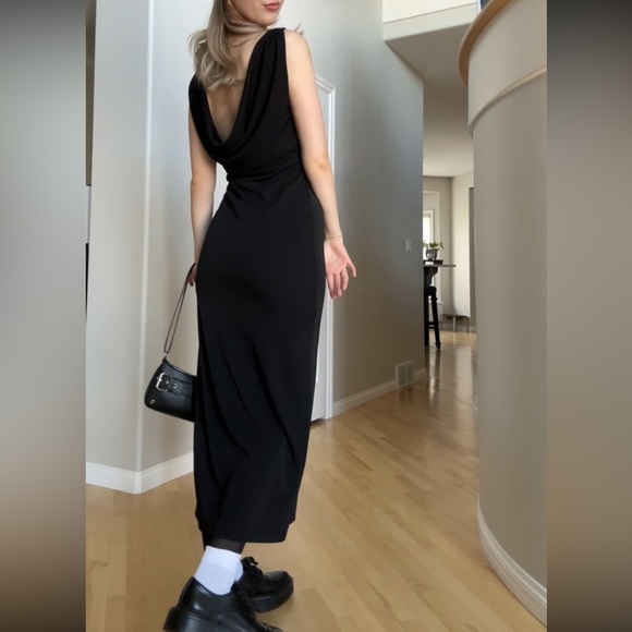 Zara black maxi dress - Picture 4 of 14